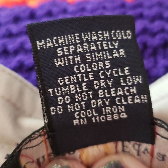 Chase Edward Cream Colored Golf Vest with American Flag Patch on Chest Sz L - Picture 4 of 6